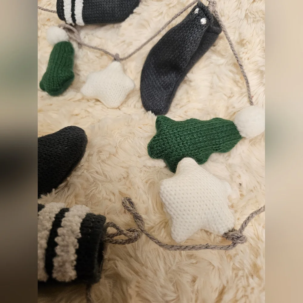 Knitted Handmade Garland